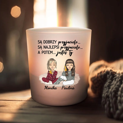 Bliskie osoby - Personalizowany świecznik