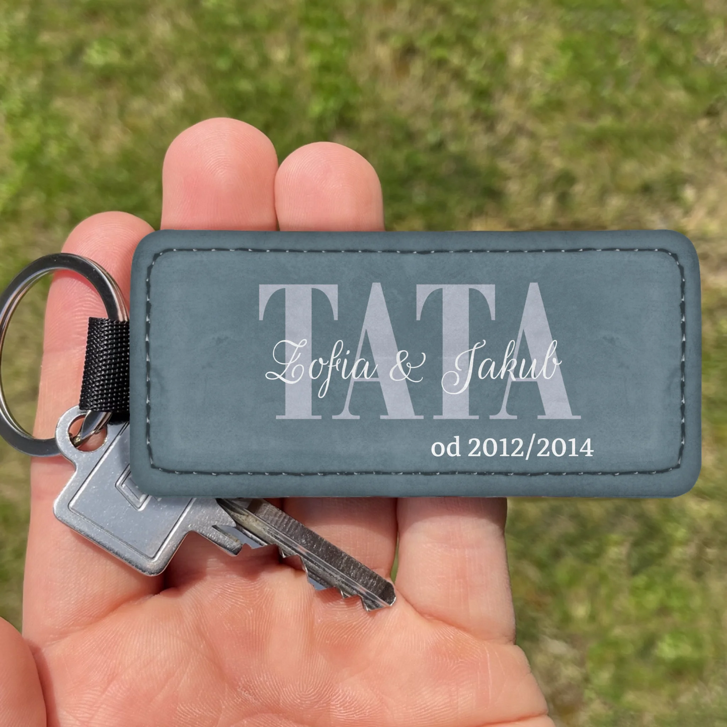 Najbliżsi - Personalizowany brelok z ekoskóry